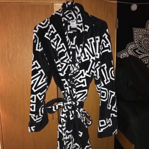 Black and White PINK Robe